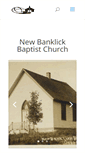 Mobile Screenshot of newbanklickbaptist.org